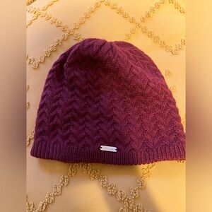 Calvin Klein Burgundy Knit Hat